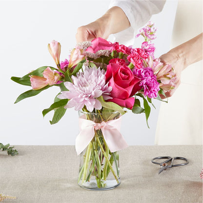 Pink Ribbon - A Florist Original – GLAMMY'S FLOWER GARDEN, Fayette AL