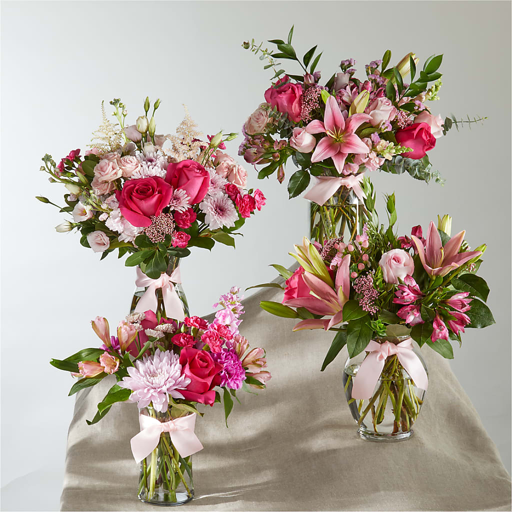 Pink Ribbon - A Florist Original – GLAMMY'S FLOWER GARDEN, Fayette AL