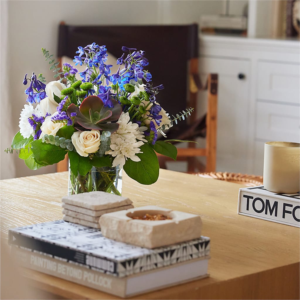 Cerulean Waves Bouquet – GLAMMY'S FLOWER GARDEN, Fayette AL
