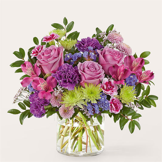 Glass Half Full Bouquet – GLAMMY'S FLOWER GARDEN, Fayette AL