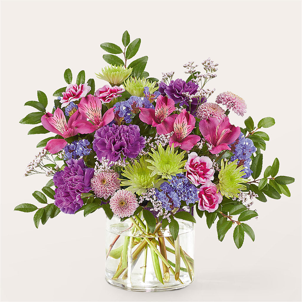 Glass Half Full Bouquet – GLAMMY'S FLOWER GARDEN, Fayette AL