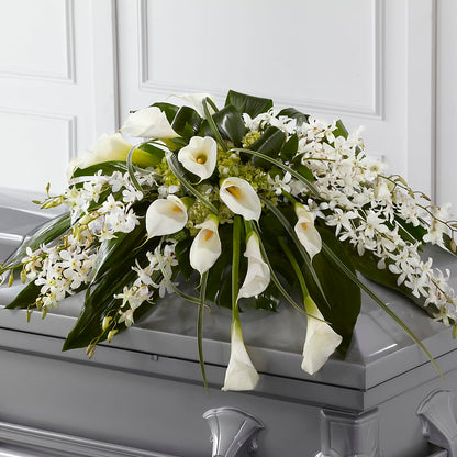 Angel Wings Casket Spray – GLAMMY'S FLOWER GARDEN, Fayette AL
