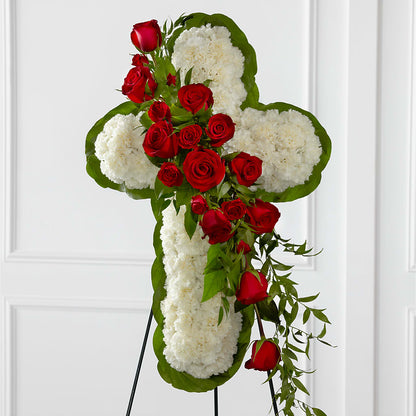 Floral Cross Easel – GLAMMY'S FLOWER GARDEN, Fayette AL
