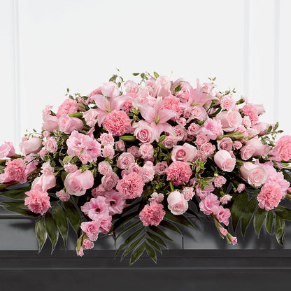 Garden of Comfort Casket Spray (Standard) – GLAMMY'S FLOWER GARDEN, Fayette AL