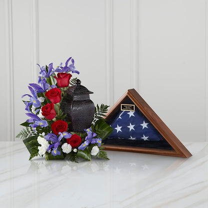 Patriotic Tribute Arrangement – GLAMMY'S FLOWER GARDEN, Fayette AL