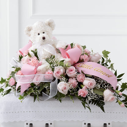 Touch of Sympathy Casket Spray – GLAMMY'S FLOWER GARDEN, Fayette AL