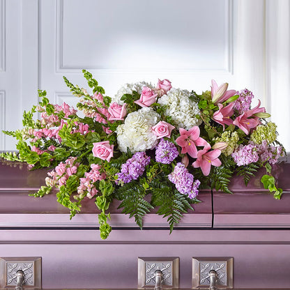 Life's Gratitude Casket Spray – GLAMMY'S FLOWER GARDEN, Fayette AL