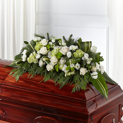Hopeful Gesture Casket Spray – GLAMMY'S FLOWER GARDEN, Fayette AL