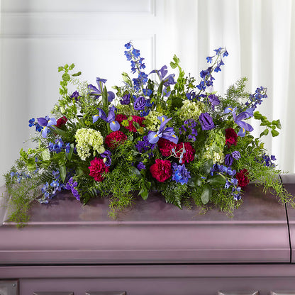 Always Treasured Casket Spray – GLAMMY'S FLOWER GARDEN, Fayette AL