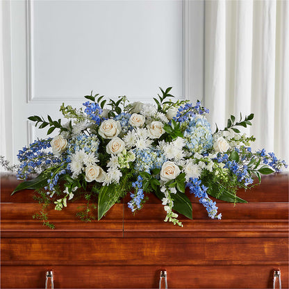 Timeless Essence Casket Spray – GLAMMY'S FLOWER GARDEN, Fayette AL