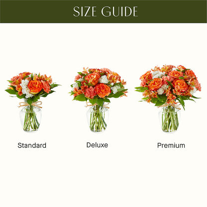 Apricot Glow Bouquet – GLAMMY'S FLOWER GARDEN, Fayette AL