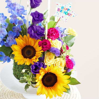 Star of the Day Floral Cake – GLAMMY'S FLOWER GARDEN, Fayette AL