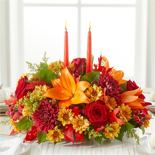 Autumn's Embrace Centerpiece – GLAMMY'S FLOWER GARDEN, Fayette AL