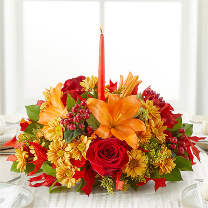 Autumn's Embrace Centerpiece – GLAMMY'S FLOWER GARDEN, Fayette AL