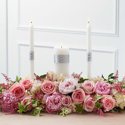 Worldwide Romance Unity Candle Arrangement – GLAMMY'S FLOWER GARDEN, Fayette AL