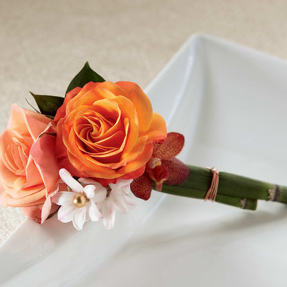 Sunset Dream Boutonniere – GLAMMY'S FLOWER GARDEN, Fayette AL