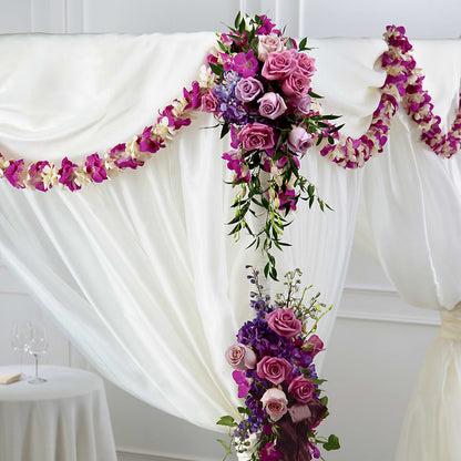Color & Light Chuppah Decor – GLAMMY'S FLOWER GARDEN, Fayette AL