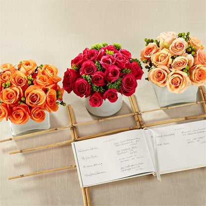 Dawn Rose Centerpiece – GLAMMY'S FLOWER GARDEN, Fayette AL