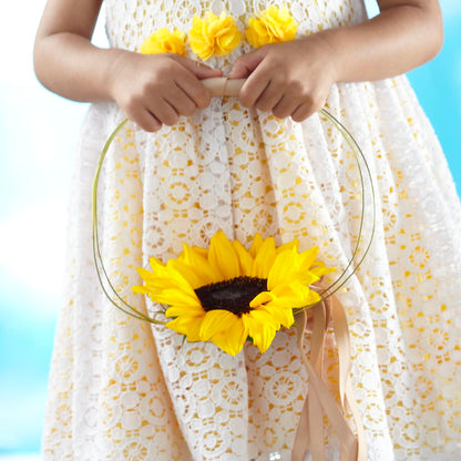 Sweet Sunshine Flower Girl Bouquet – GLAMMY'S FLOWER GARDEN, Fayette AL