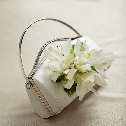 White Purse Decor – GLAMMY'S FLOWER GARDEN, Fayette AL