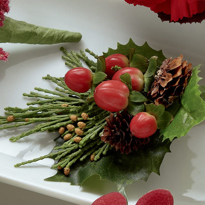 Red Berry Boutonniere – GLAMMY'S FLOWER GARDEN, Fayette AL